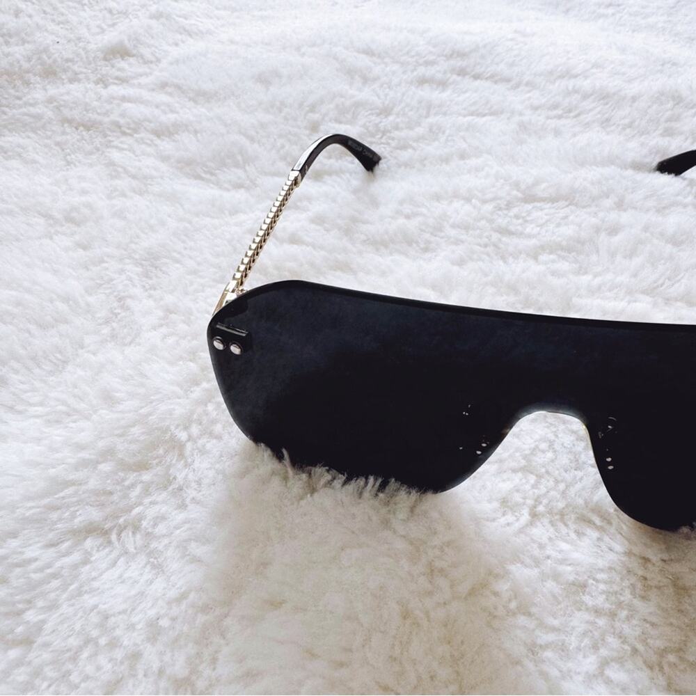 Piper Black Single-Lens Sunglasses - Picture 3 of 10